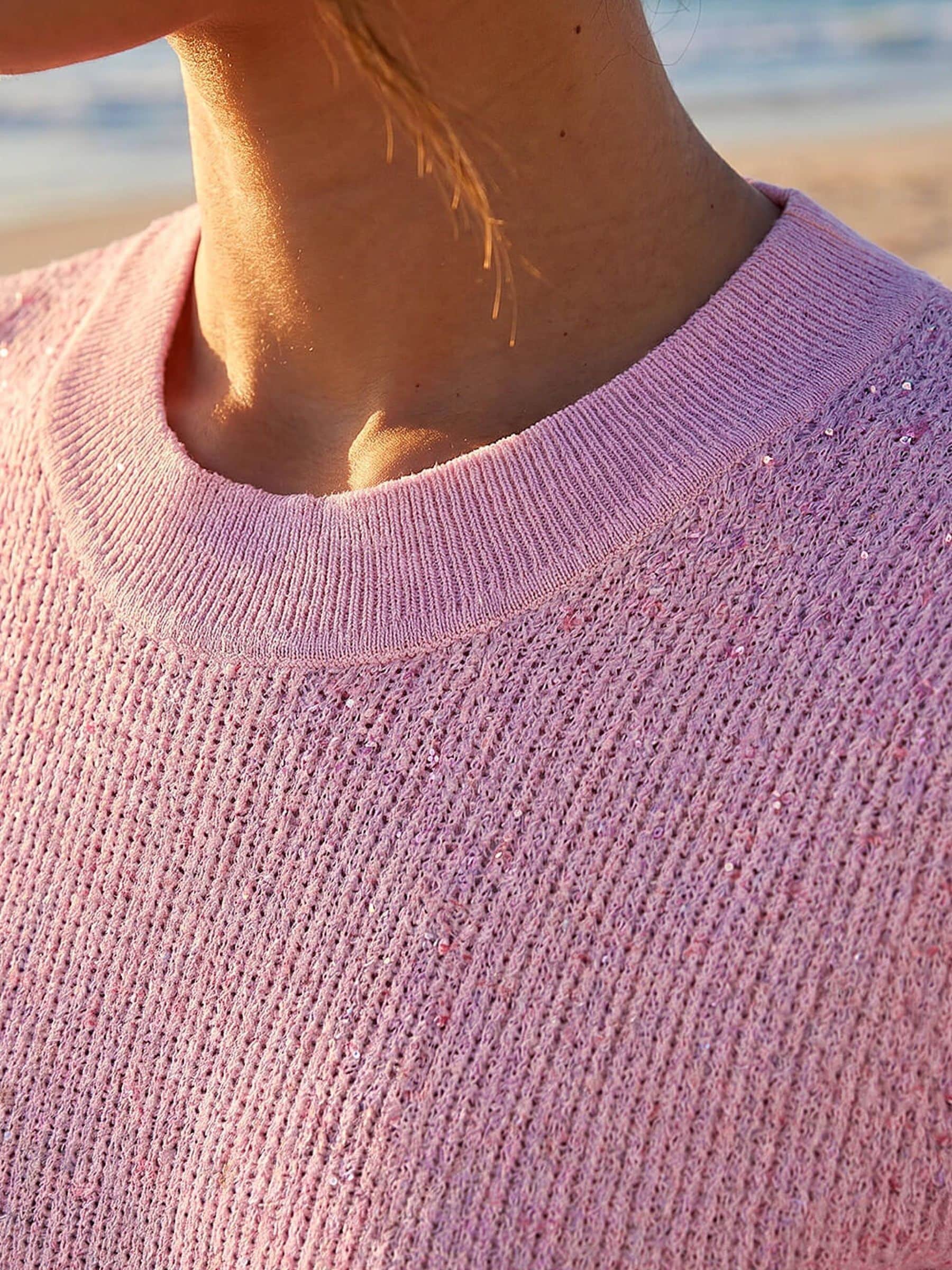 Buy Roman Pink Sequin Knit Top from Next USA