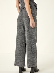 Roman Grey Salt & Pepper Stretch Trousers - Image 3 of 5