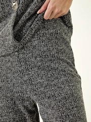 Roman Grey Salt & Pepper Stretch Trousers - Image 5 of 5