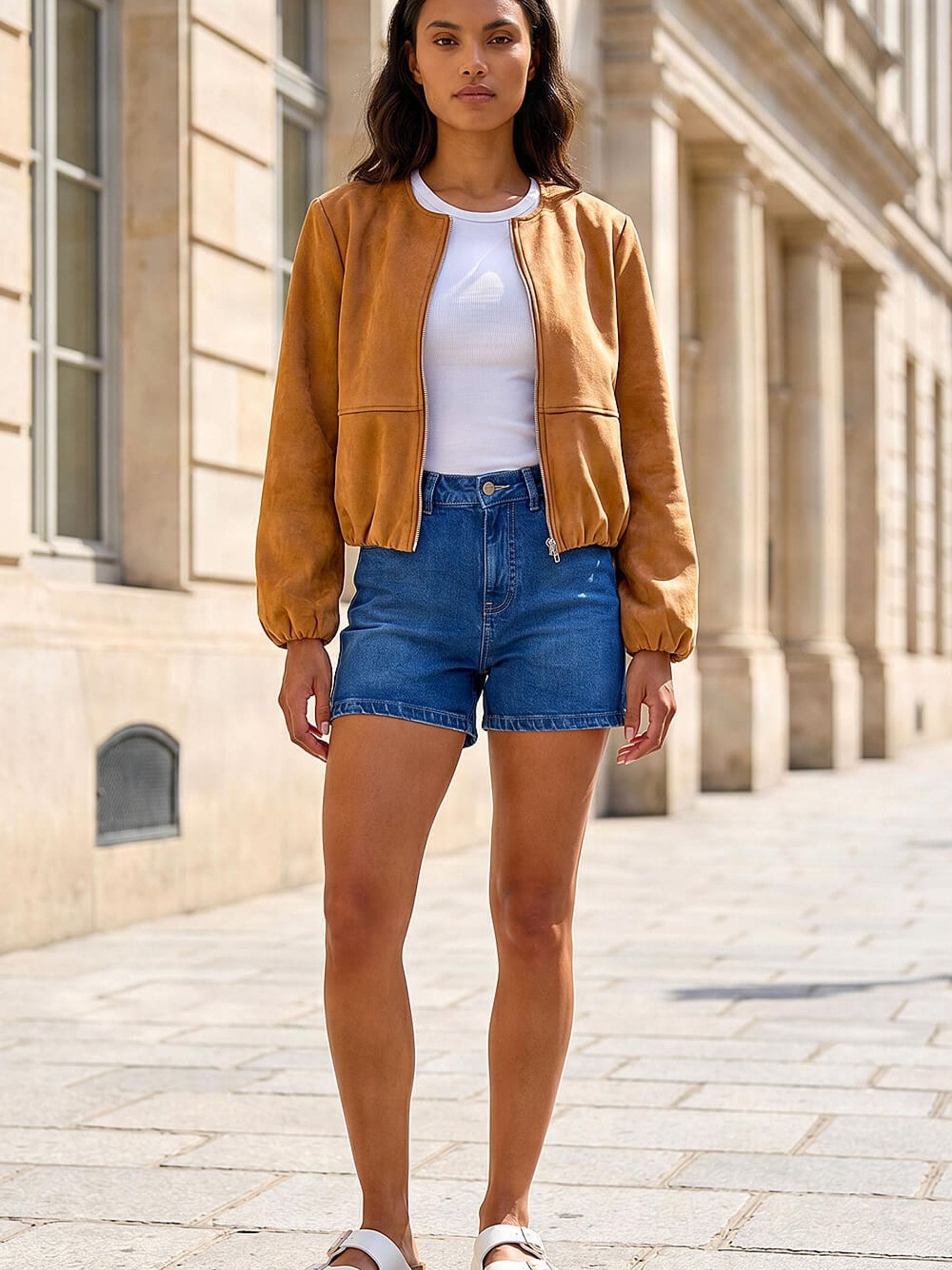 Cumpără Roman Faux Suede Bubble Hem Jacket from Next Romania