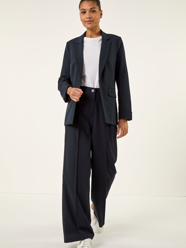 Roman Blue Tailored Collar & Revere Blazer - Image 2 of 5