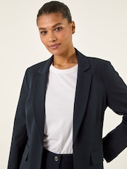 Roman Blue Tailored Collar & Revere Blazer - Image 4 of 5