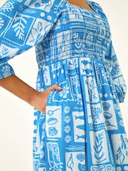 Roman Seashell Tile Midi Φόρεμα - Εικόνα 5 από 5