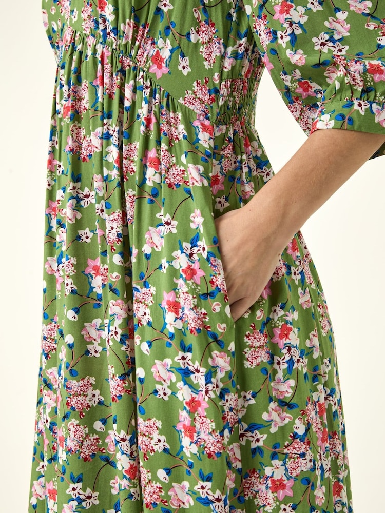 فستان متوسط الطول طبعة زهور من Roman - Image 5 of 5 فستان متوسط الطول طبعة زهور من Roman - Image 5 of 5