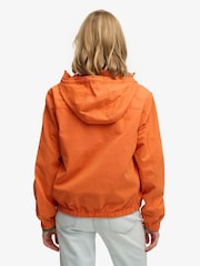Superdry Orange Hooded Washed Twill Jacket - Image 3 of 6