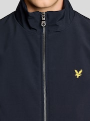 Lyle & Scott Blue Mesh Back Softshell Funnel Neck Jacket - Image 4 of 6