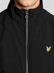 Lyle & Scott Black Mesh Back Softshell Funnel Neck Jacket - Image 4 of 6