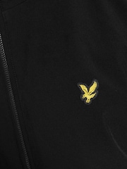 Lyle & Scott Black Mesh Back Softshell Funnel Neck Jacket - Image 6 of 6