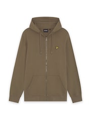 Lyle & Scott Green Zip Through Hoodie - Image 1 of 1