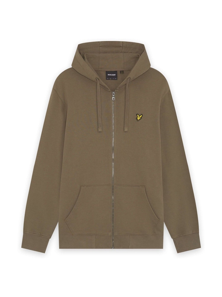 Lyle & Scott Green Zip Through Hoodie - Image 1 of 1