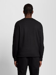 Lyle & Scott Black Crew Neck Fly Fleece - Image 3 of 6