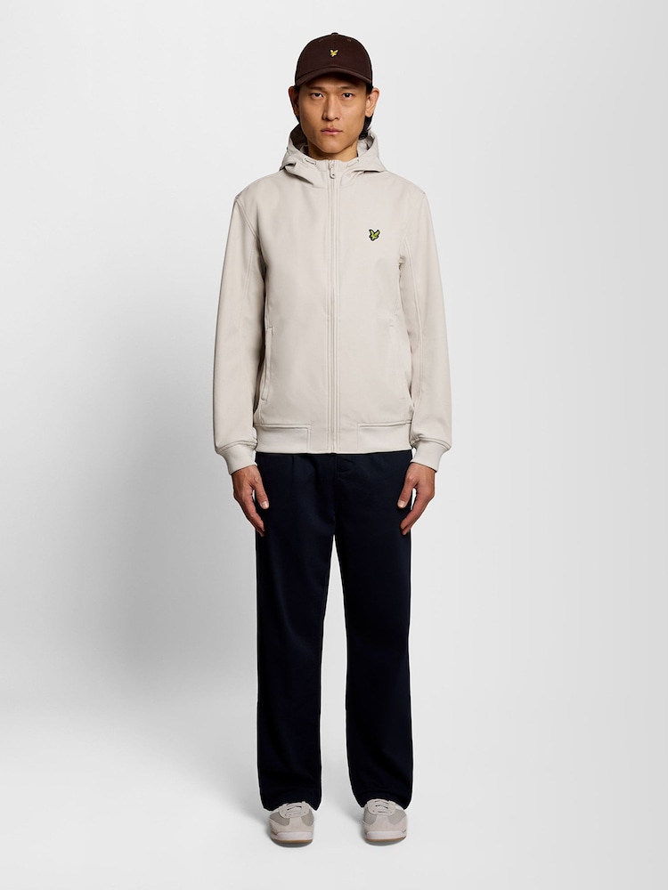 Lyle & Scott Grey Mesh Back Softshell Jacket - Image 2 of 7