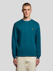 Lyle & Scott Blue Crew Neck Sweatshirt - Image 1 of 5