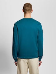 Lyle & Scott Blue Crew Neck Sweatshirt - Image 3 of 5