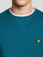 Lyle & Scott Blue Crew Neck Sweatshirt - Image 4 of 5