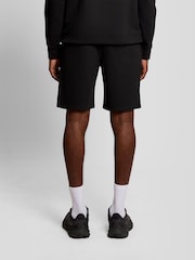 Lyle & Scott Black Fly Fleece Shorts - Image 4 of 5