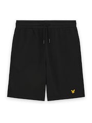 Lyle & Scott Black Fly Fleece Shorts - Image 5 of 5