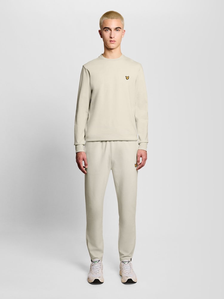 Lyle & Scott Brown Crew Neck Fly Fleece - Image 2 of 6