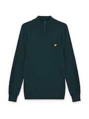 Lyle & Scott Green Golf 1874 Quarter Zip Jumper - Image 6 of 6