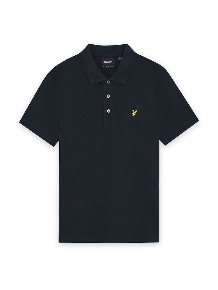 Lyle & Scott Blue Plain Polo Shirt - Image 1 of 1