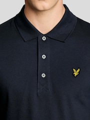 Lyle & Scott Dark Blue Classic Polo Shirt - Image 3 of 4