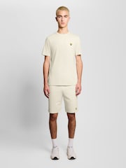 Lyle & Scott Cream Fly Fleece Shorts - Image 1 of 5