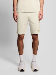 Lyle & Scott Cream Fly Fleece Shorts - Image 2 of 5
