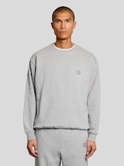 Lyle & Scott Grey Loungewear Crew Neck Pullover Jumper - Image 1 of 6