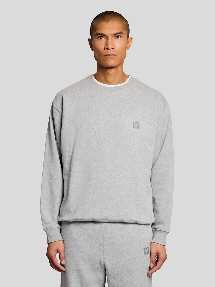 Lyle & Scott Grey Loungewear Crew Neck Pullover Jumper - Image 1 of 6