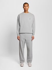 Lyle & Scott Grey Loungewear Crew Neck Pullover Jumper - Image 2 of 6