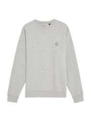 Lyle & Scott Grey Loungewear Crew Neck Pullover Jumper - Image 5 of 6