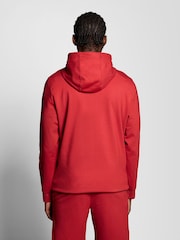 Lyle & Scott Red Fly Fleece Hoodie - Image 4 of 5