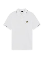 Lyle & Scott White Fine Tipped Polo Shirt - Image 5 of 6