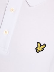 Lyle & Scott White Fine Tipped Polo Shirt - Image 6 of 6
