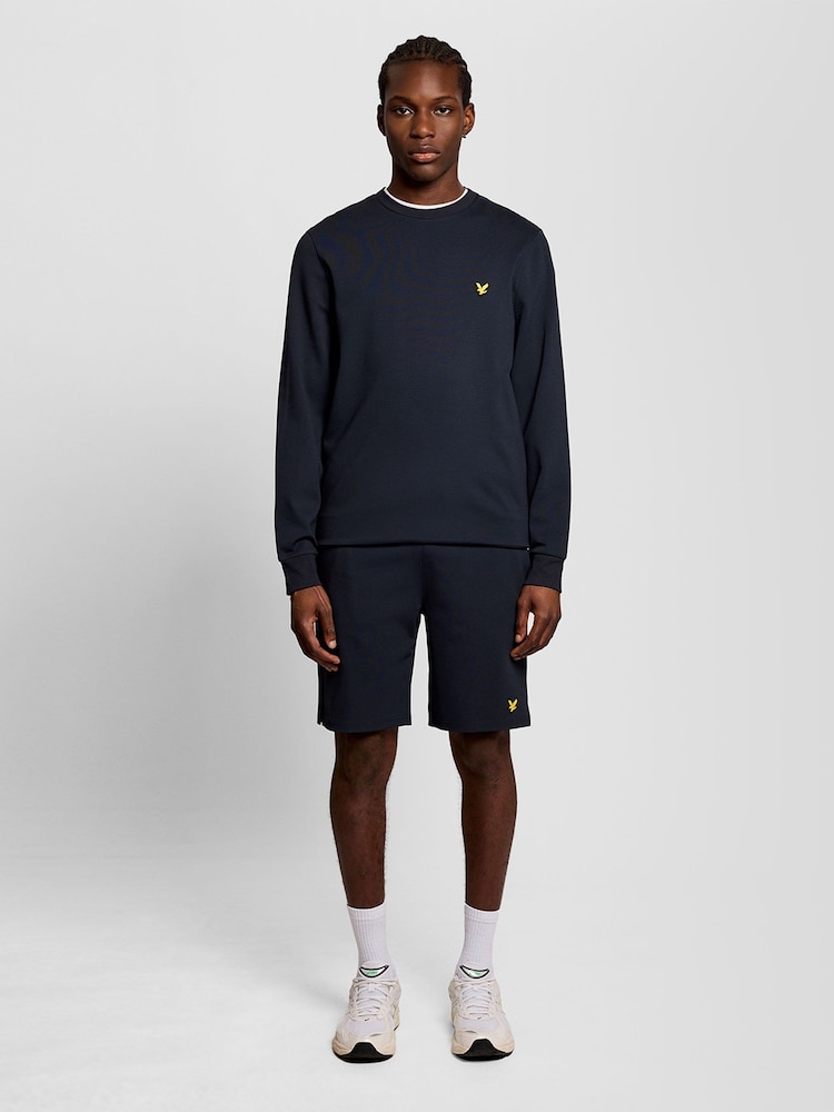 Lyle & Scott Blue Fly Fleece Shorts - Image 1 of 5