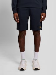Lyle & Scott Blue Fly Fleece Shorts - Image 2 of 5