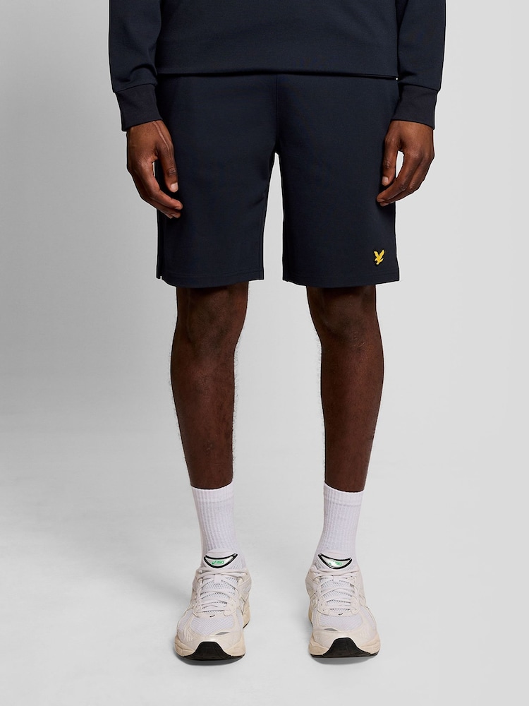 Lyle & Scott Blue Fly Fleece Shorts - Image 2 of 5