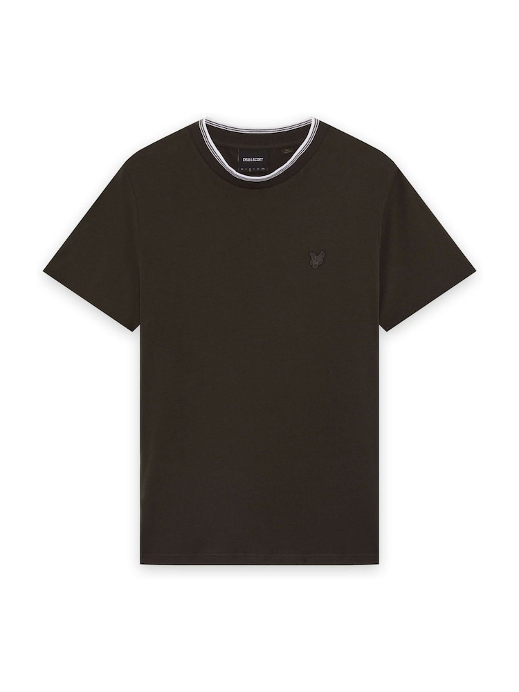 Lyle & Scott Black Tipped Superfine T-Shirt - Image 1 of 1