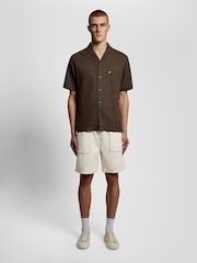 Lyle & Scott White Linen Shorts - Image 1 of 6