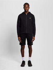 Lyle & Scott Black Fly Fleece Full-Zip Hoodie - Image 2 of 5