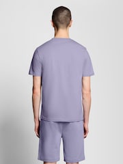 Lyle & Scott Blue Superfine T-Shirt - Image 3 of 6