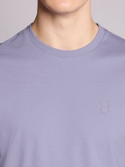 Lyle & Scott Blue Superfine T-Shirt - Image 4 of 6