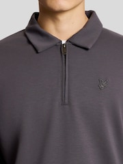Lyle & Scott Relaxed Collared Interlock Sweatshirt - תמונה 4 מתוך 6