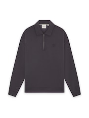 Lyle & Scott Relaxed Collared Interlock Sweatshirt - תמונה 6 מתוך 6