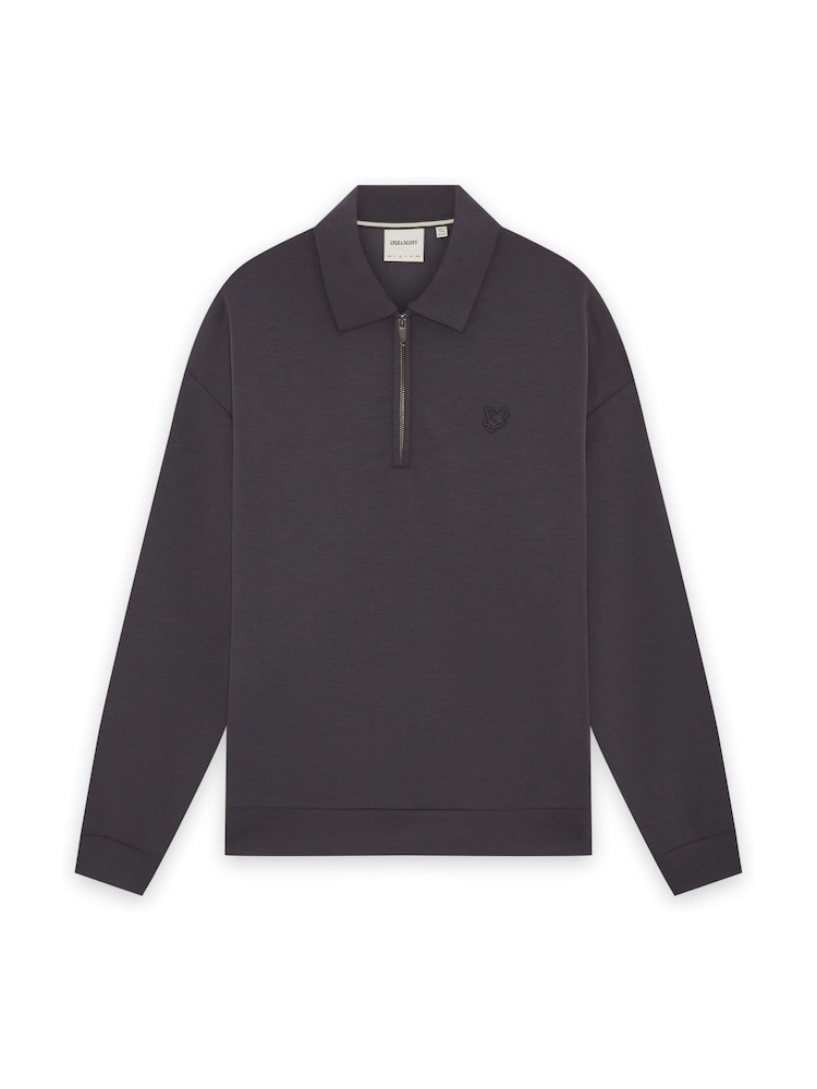 Lyle & Scott Relaxed Collared Interlock Sweatshirt - תמונה 6 מתוך 6