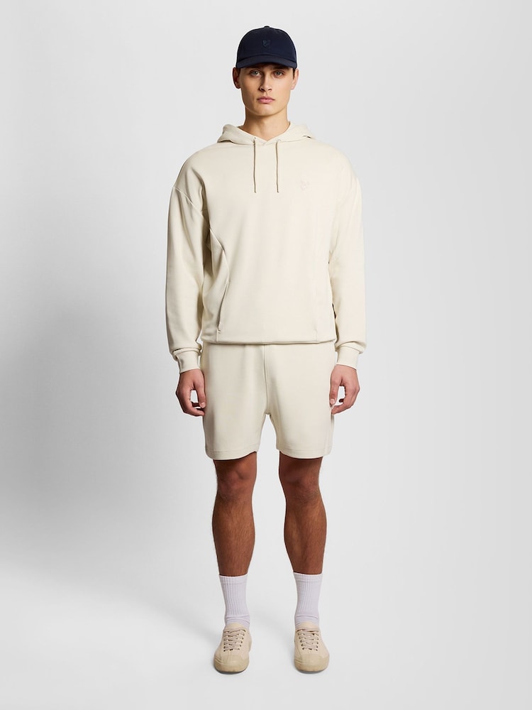 Lyle & Scott Brown Relaxed Interlock Sweat Shorts - Image 1 of 6