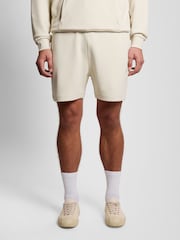 Lyle & Scott Brown Relaxed Interlock Sweat Shorts - Image 2 of 6