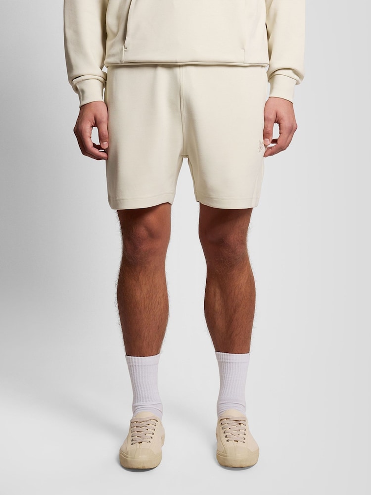Lyle & Scott Brown Relaxed Interlock Sweat Shorts - Image 2 of 6