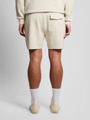 Lyle & Scott Brown Relaxed Interlock Sweat Shorts - Image 3 of 6