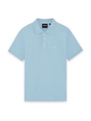 Lyle & Scott Blue Superfine Polo Shirt - Image 1 of 1